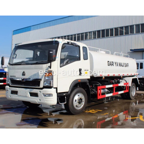 Howo 8cbm Bowser Bowser Water Tank Truck